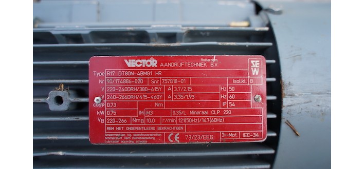 Afbeelding 2 - Motor Vector - R17 DT80N 4BM