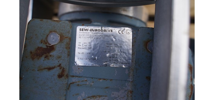 Afbeelding 4 - 1 Warex rotary valve DKZ 110 APZ / DN200