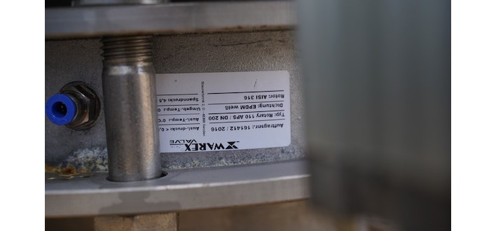 Afbeelding 5 - 1 Warex rotary valve DKZ 110 APZ / DN200