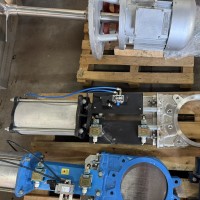 DN250 meskantafsluiter rvs