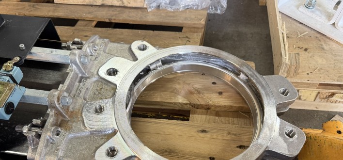 Afbeelding 2 - DN250 meskantafsluiter rvs